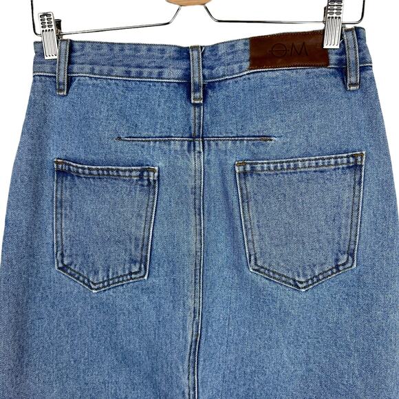 Objects Without Meaning Denim Pencil Skirt Size 27 - Picture 7 of 10